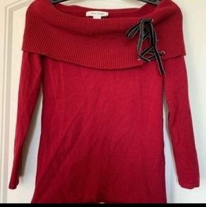 Cold shoulder or cowl neck sweater, White House Black Market, Size Medium